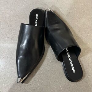 Alexander Wang Su Calf mules, Size: 7